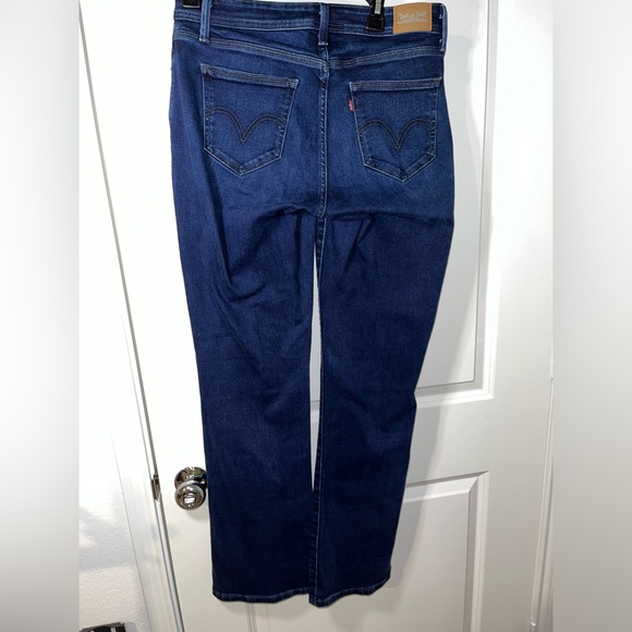 Levi’s Women’s 529 Curvy Bootcut Dark Wash Pockets Casual Stretch Jeans Sz 12 - Picture 4 of 10